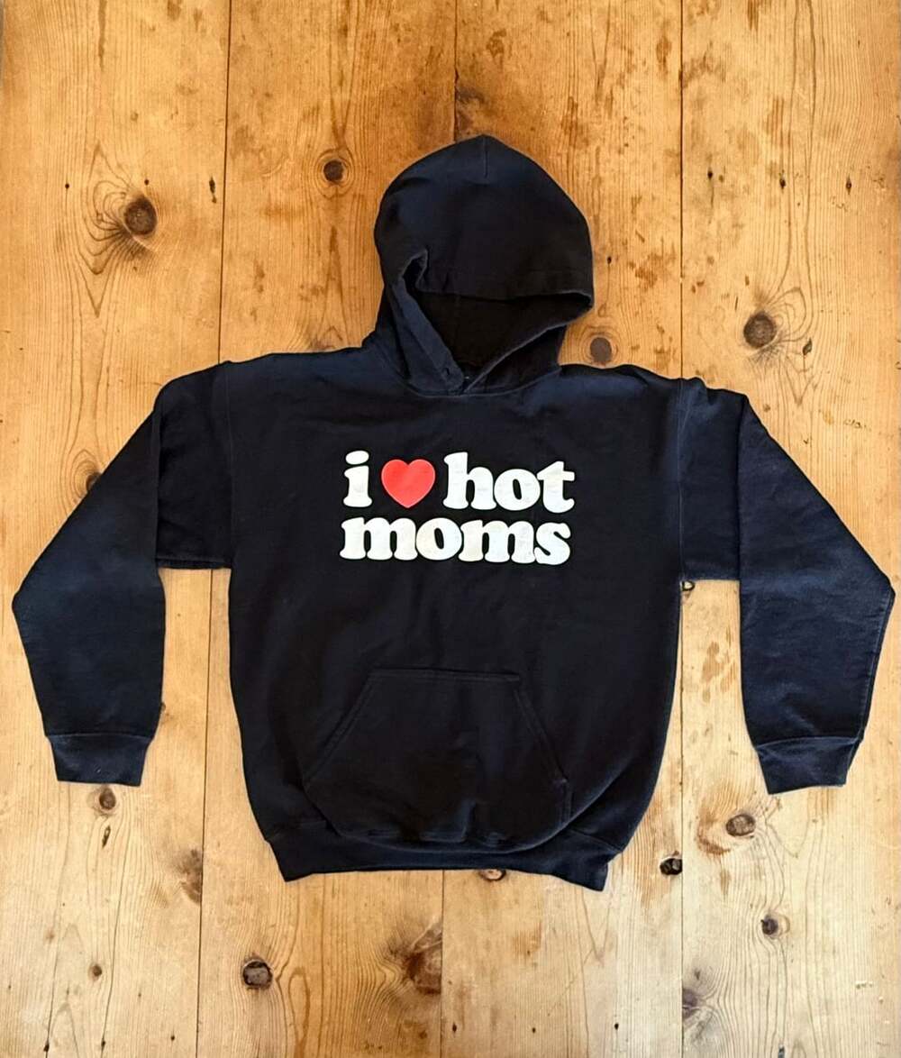 Danny Duncan I Love Hot Moms Black Hoodie Sweatshirt Medium